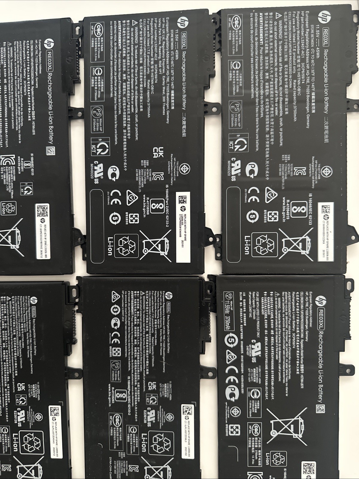 HP L32656-005 RE03XL Battery for ProBook 450 G6 G7 440 G6 430 G6