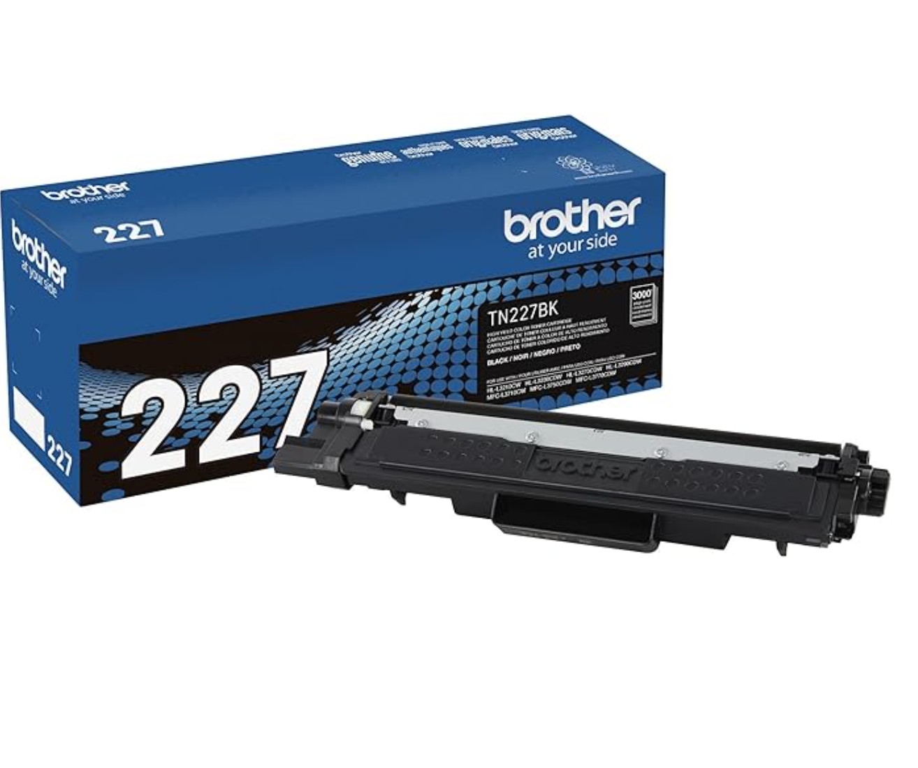 NEW UNOPENED Genuine Brother TN-227BK High Yield Color Toner Cartridge Black