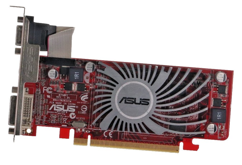ASUS AMD Radeon HD 5450 (EAH5450 SILENT/DI/512MD2(LP)) 512MB / 512MB (max) DDR2