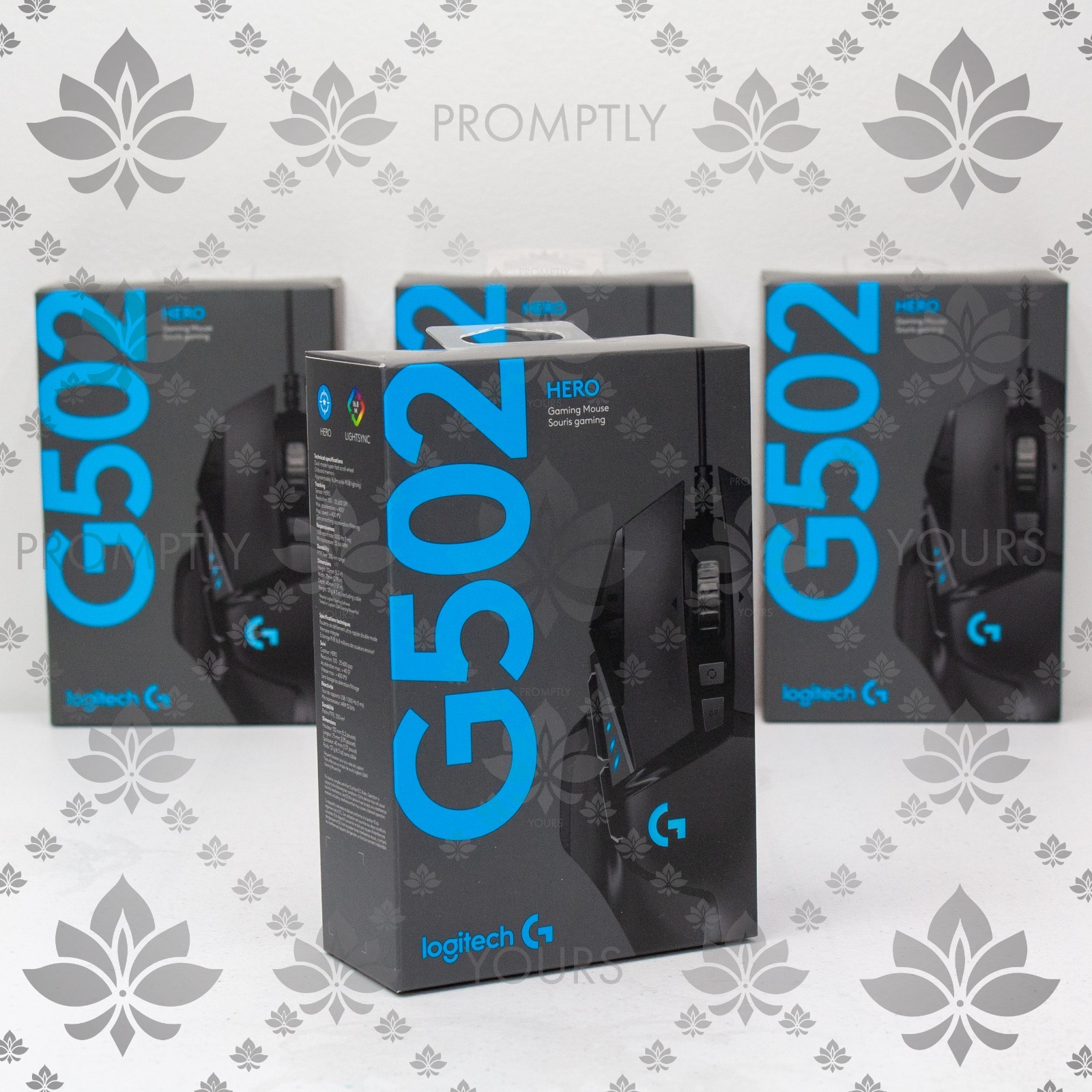 Logitech G502 HERO Wired Gaming Mouse 25.6K DPI RGB Adjustable Weights NEW