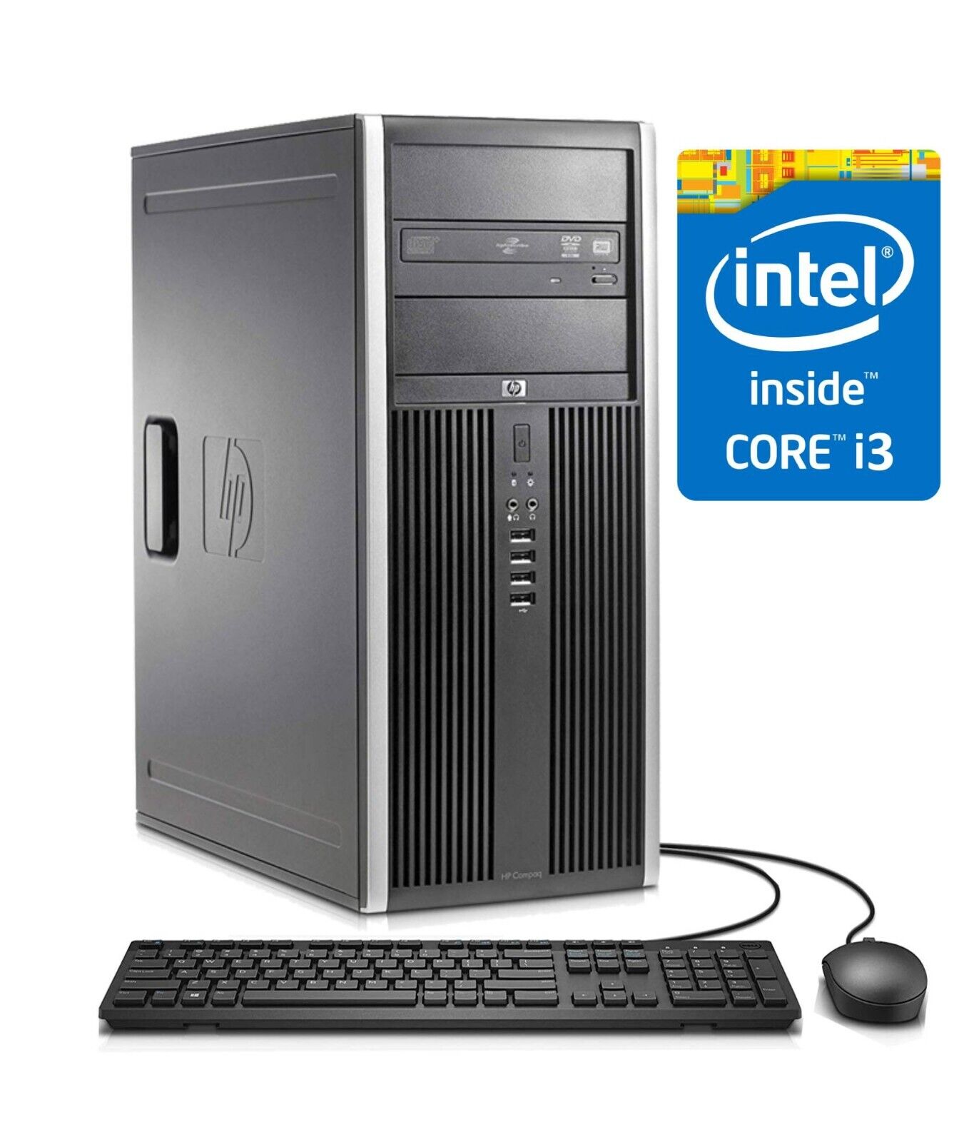 HP Custom Tower Windows 10 Computer 3.4GHz Intel Core i3 i5 i7 Quad 8GB RAM 1TB