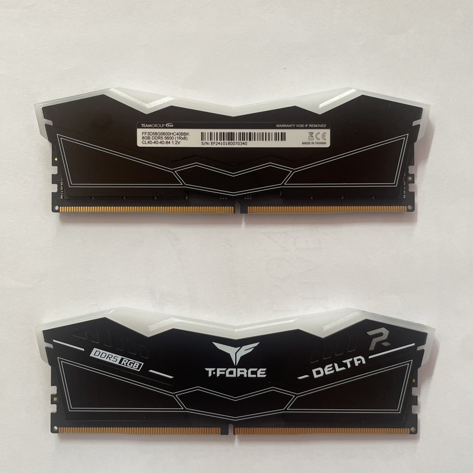 Teamgroup T-Force Delta RGB DDR5 8GB 5600MHz CL40 RAM