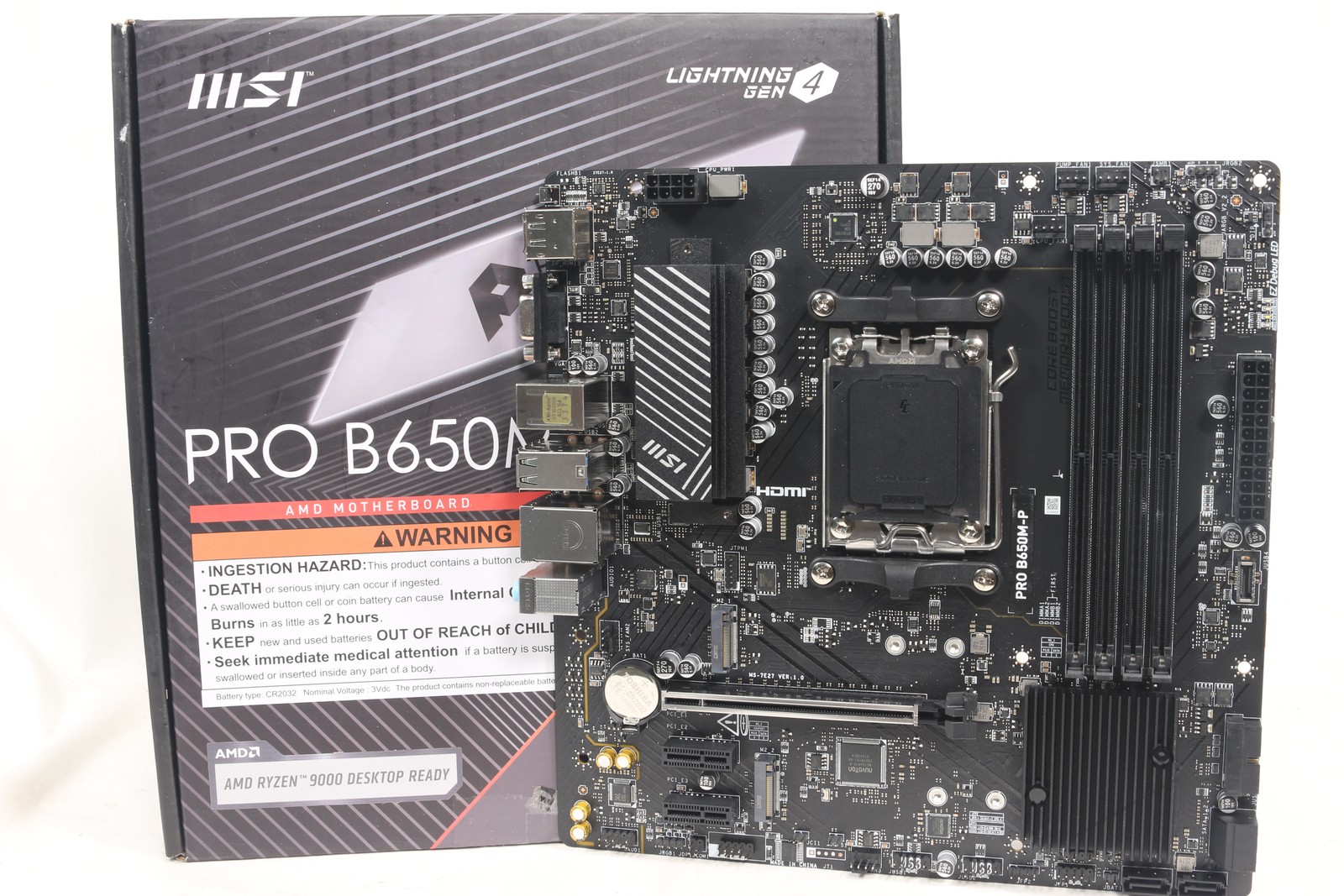 MSI PRO B650M-P Micro ATX Motherboard [AM5]  [DDR5]