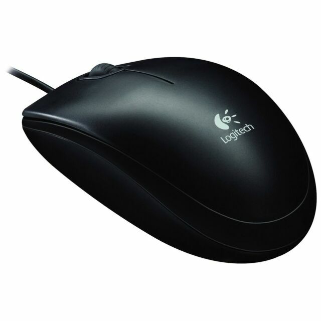 10PK Logitech B100 (910-001439) Optical USB Mouse