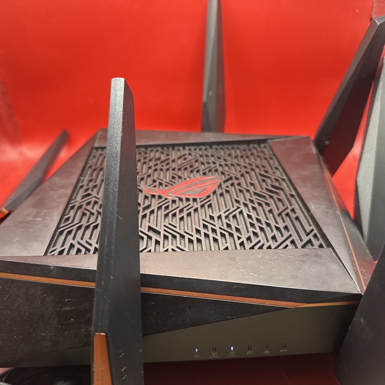 ASUS ROG Rapture GT-AC5300 WIFI Extreme Gaming Router W/ Power Adapter Bundle