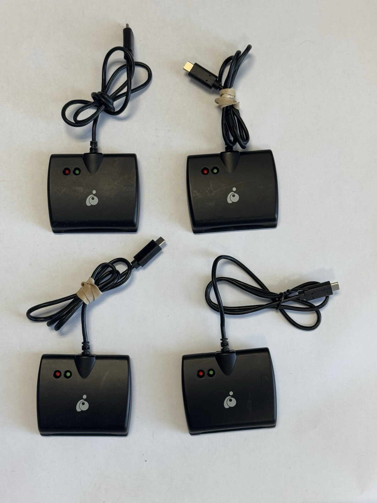 Lot Of 4 IOGear USB-C Smart Card CAC Reader GSR205 TAA Compliant
