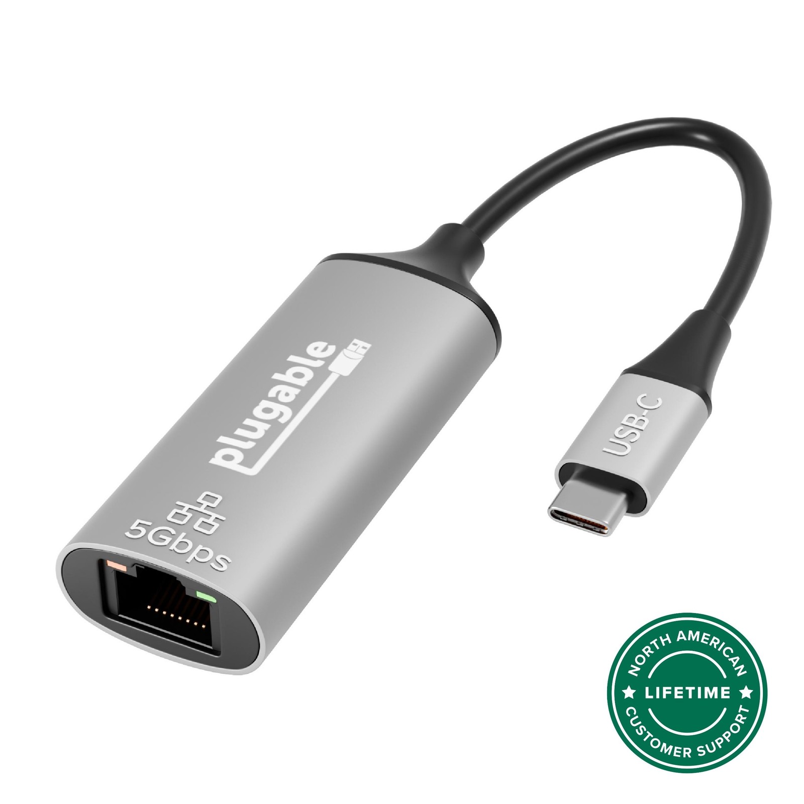 Plugable USB-C to 5GbE Ethernet Adapter