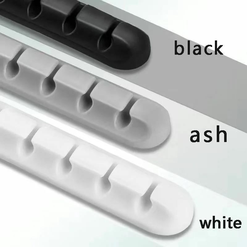 5/7-hole Data Cable Organizer, Desktop Charging Cable Storage Protector, Mouse C