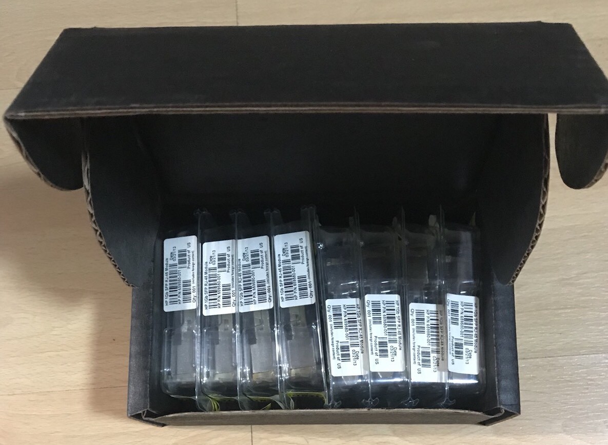 Box of 8 HP 659580-001 1Gb Transceiver Mod 661726-001, New Sealed. Flash ship.
