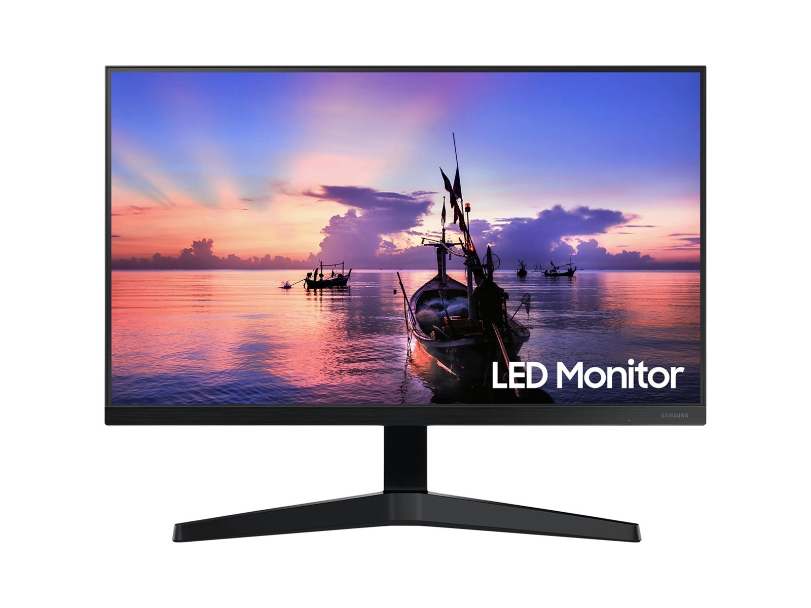 NEW Samsung 27 FHD LED Computer Monitor HDMI IPS T350 Dark Blue Gray