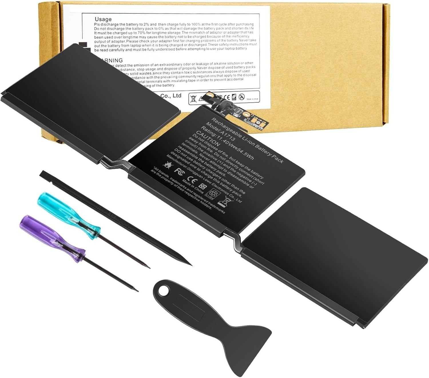 A1713 ORIGINAL NEW Battery for  MacBook Pro 13'' A1708 Late 2016 Mid 2017