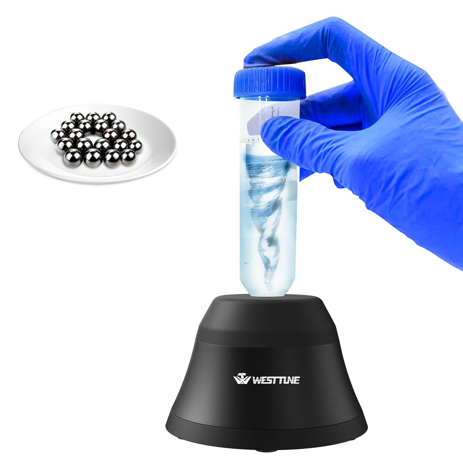 Lab Mini Vortex Mixer 4000rpm High-Speed Paint Shaker & Paint Mixer for Acryl...
