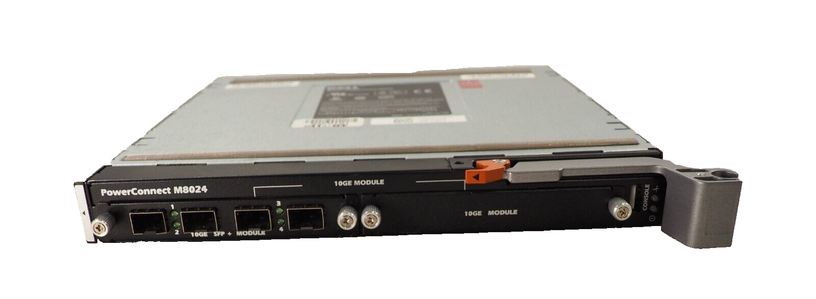 Dell PowerConnect M8024 10Gb Ethernet Switch module W9XC3 w/N805D Quad port card