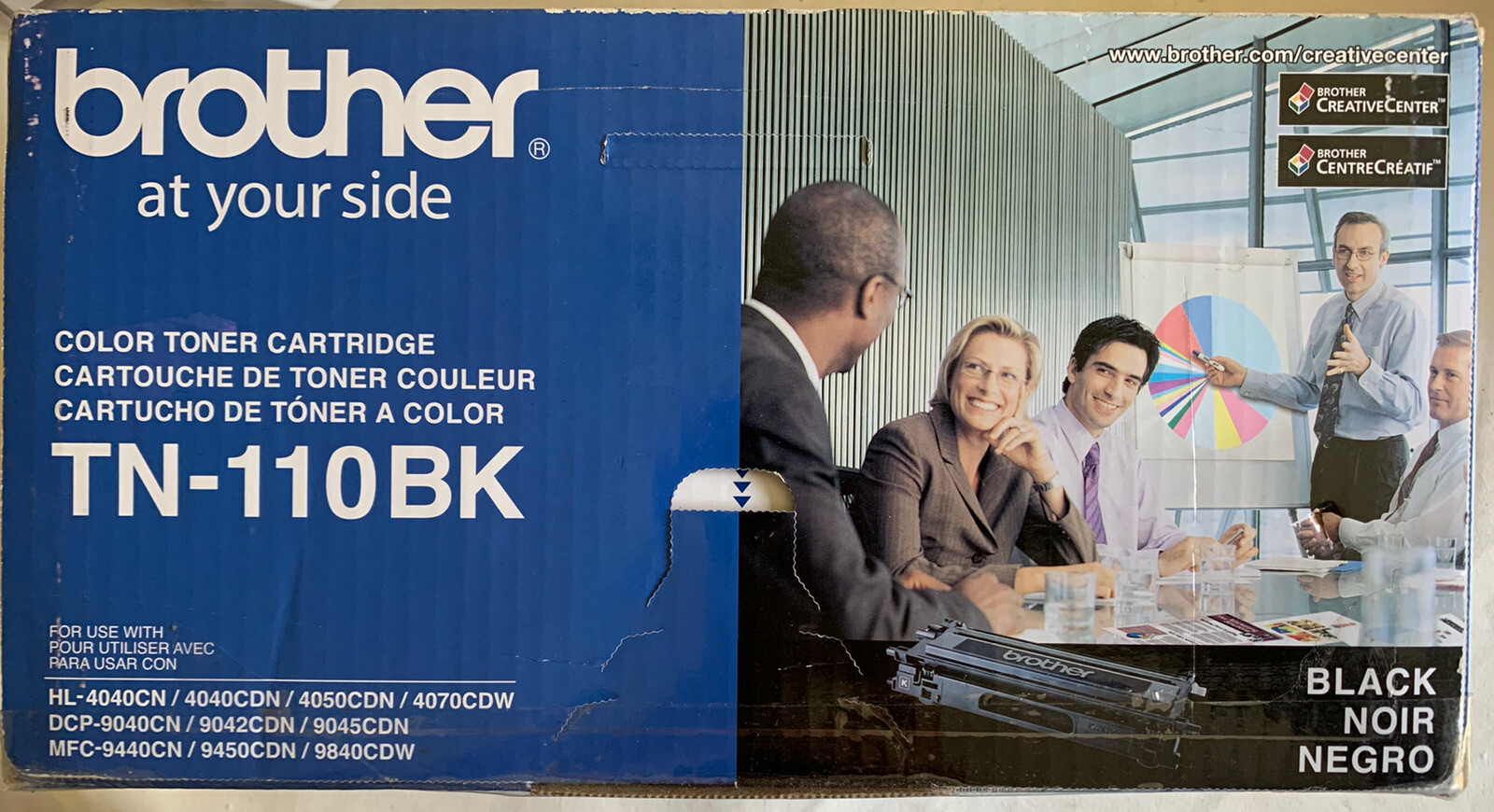 Brother TN-110Bk Black Toner Cartridge GENUINE