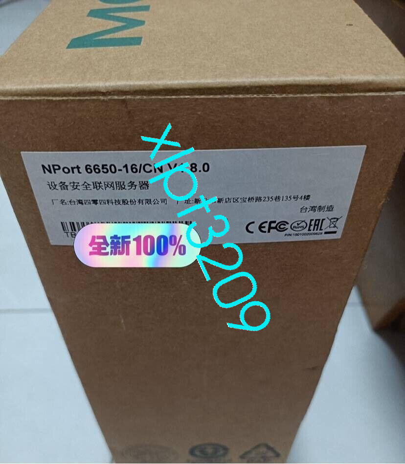NPort 6650-16/CN Serial  Server   Moxa Serial Server Bran FedEx or DHL