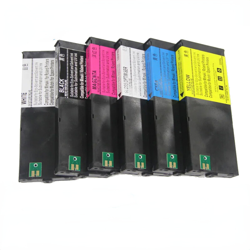 6x220ml ECO-UV Ink Cartridge For Roland LEF-300 LEF-20 LEF-12 LEJ-640 LEC-540