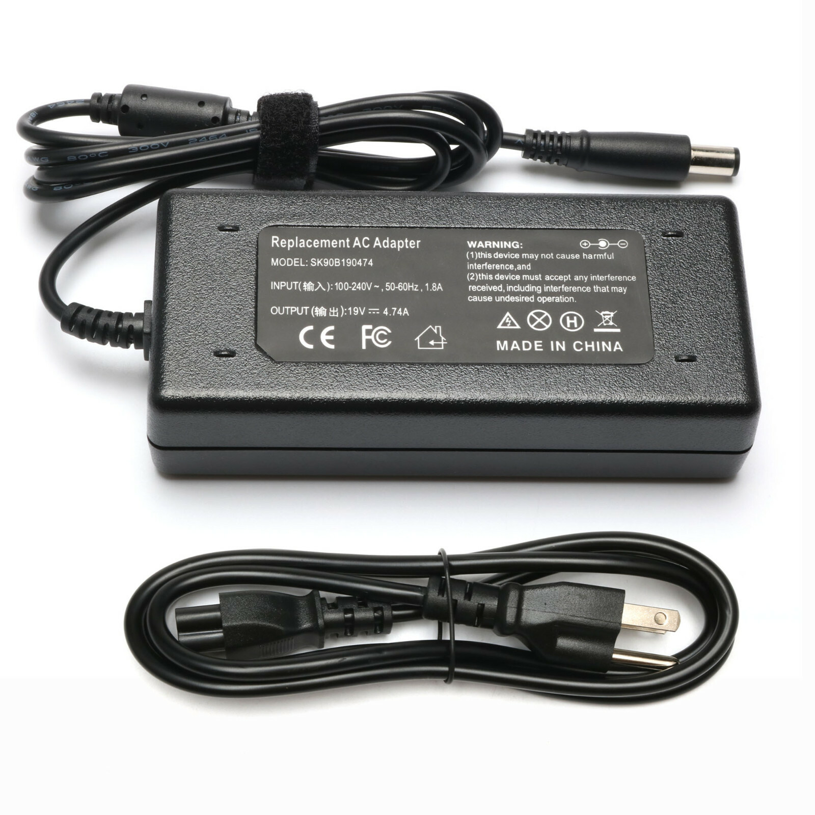 Adapter Charger for HP Pavilion All-in-One Desktop PC 18-5110 19-2304 20-B010 