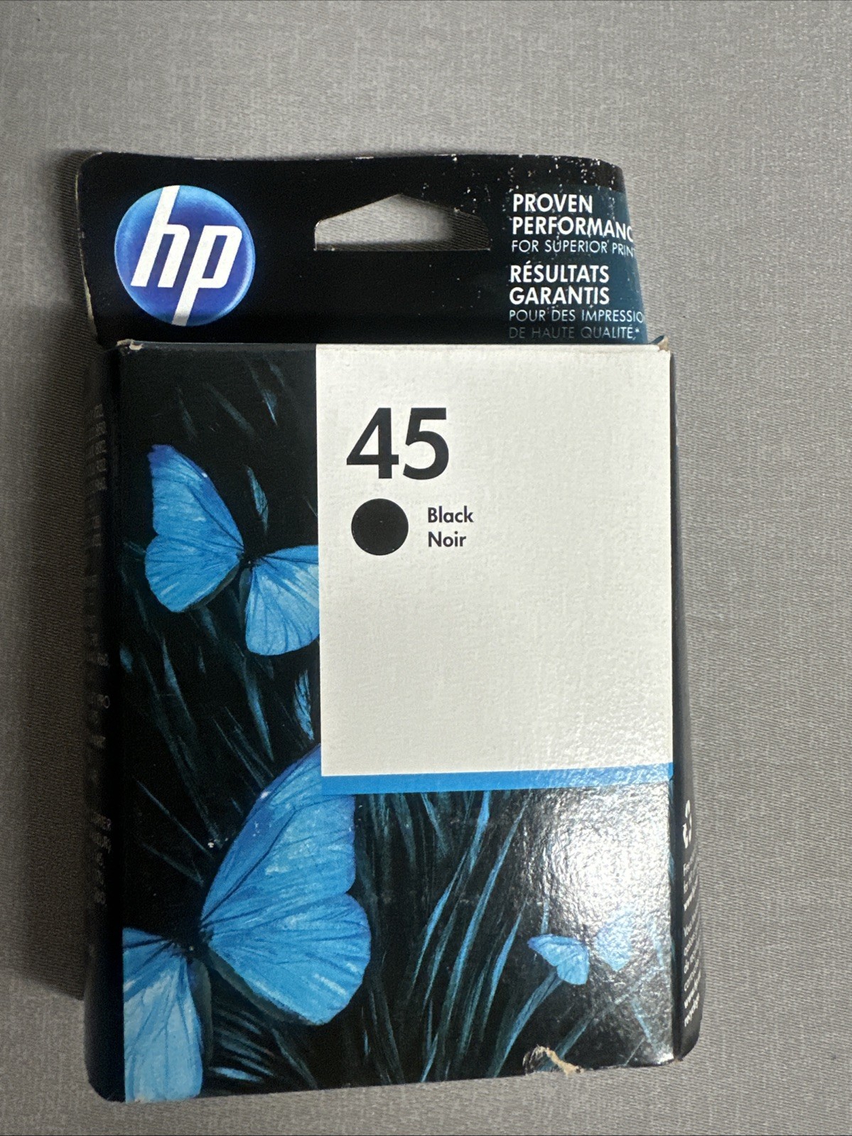 HP 45 Black Ink Cartridge 51645A New W/box Exp May 2018