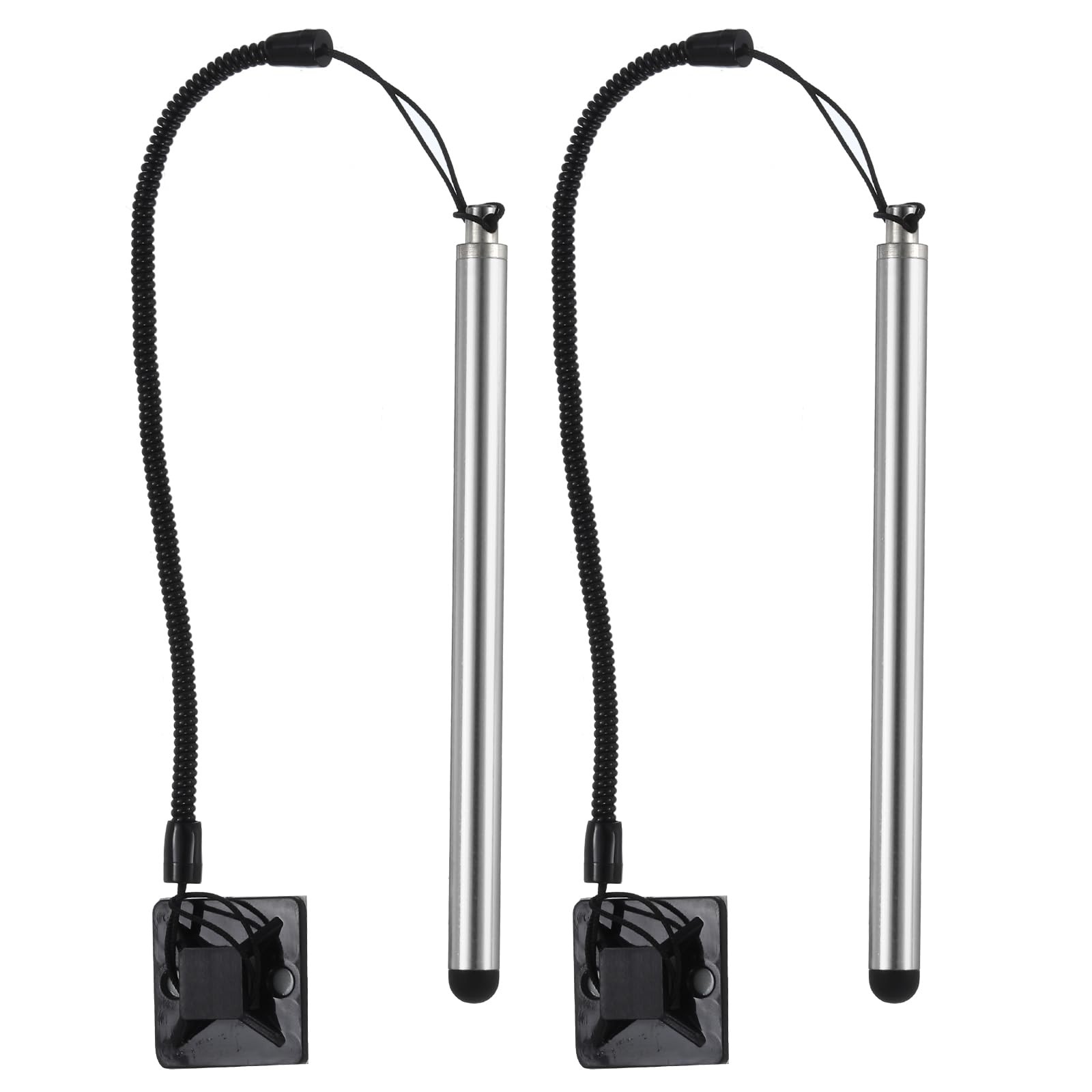 MECCANIXITY 2pcs Resistive Touch Screens Pen Resistance for Car Silver 