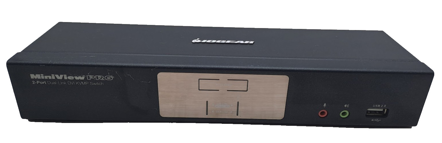 IOGEAR MINIVIEW PRO 2-PORT DUAL-LINK DVI KVMP SWITCH GCS1782G