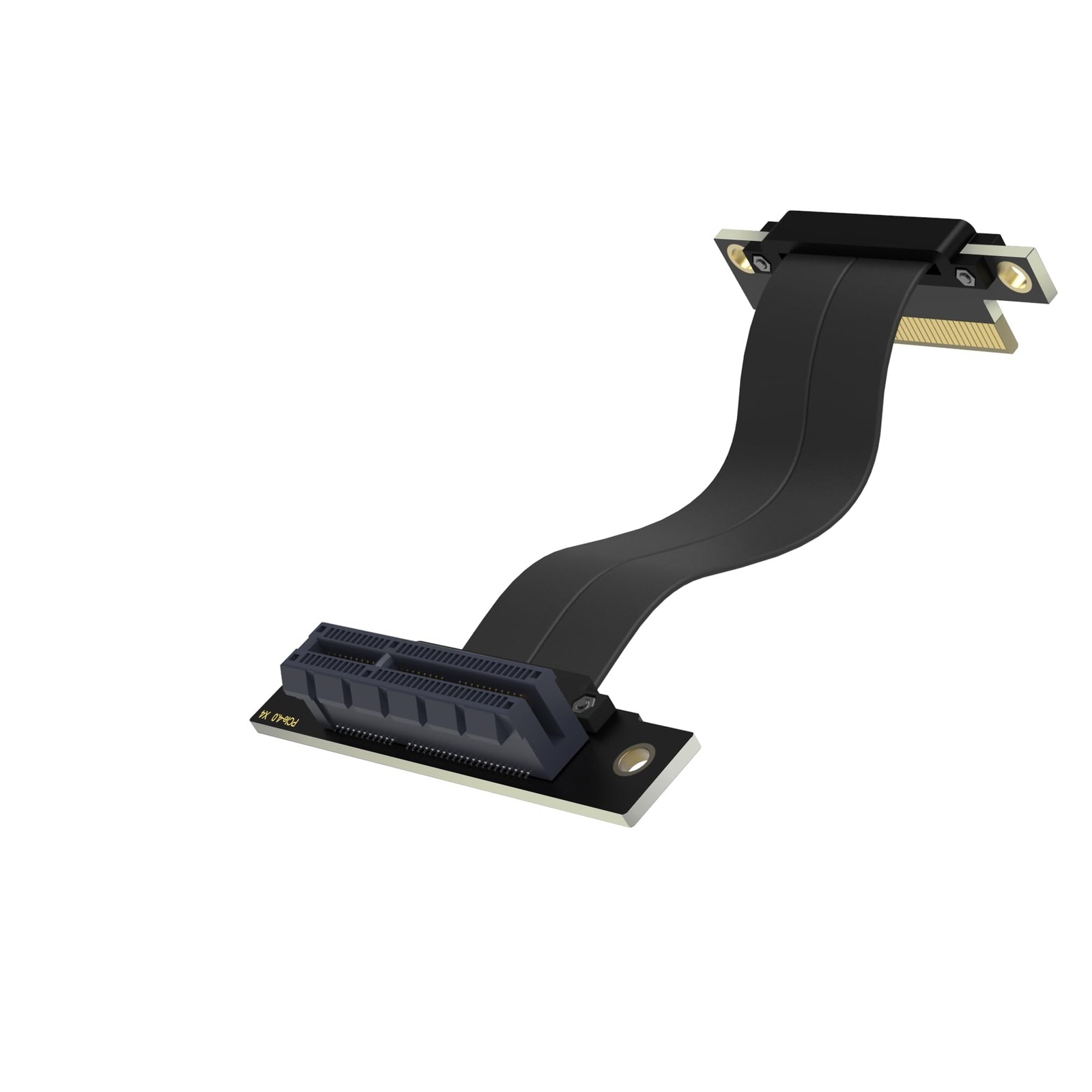 PCIe 4.0 x4 Riser CablePCI-Express 4X Male to Female Extension Cable PCI-e Ex...