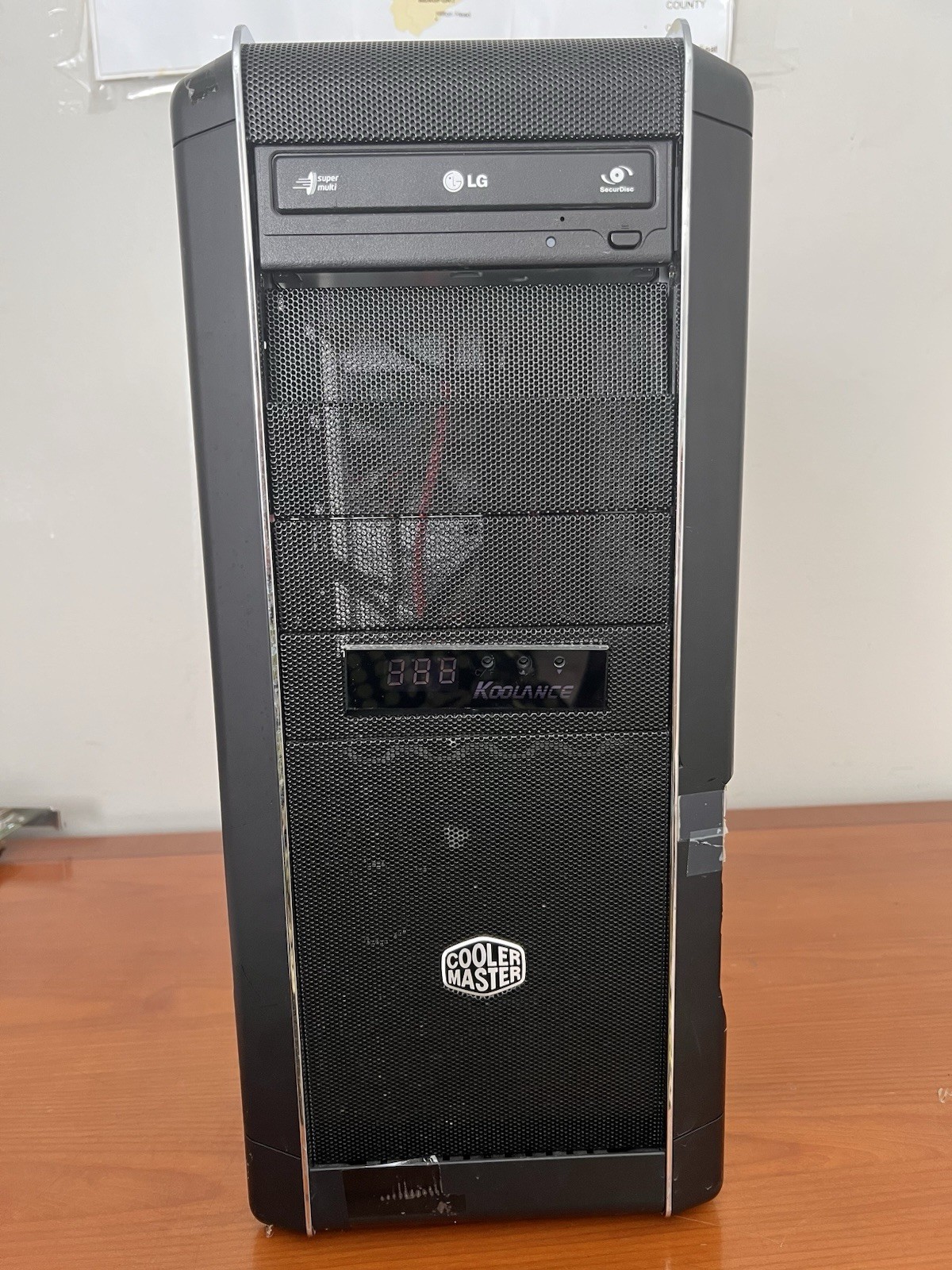 Cooler Master RC 690 KKN Computer With LG DVD Writer For Parts Or Repair 