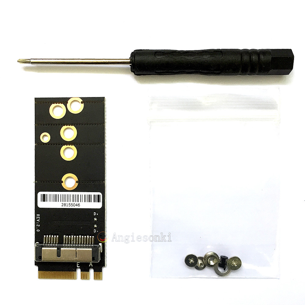 BCM94360CS2/BCM943224PCIEBT2/4331/4360CSAX Card To NGFF Adapter For Mac OS