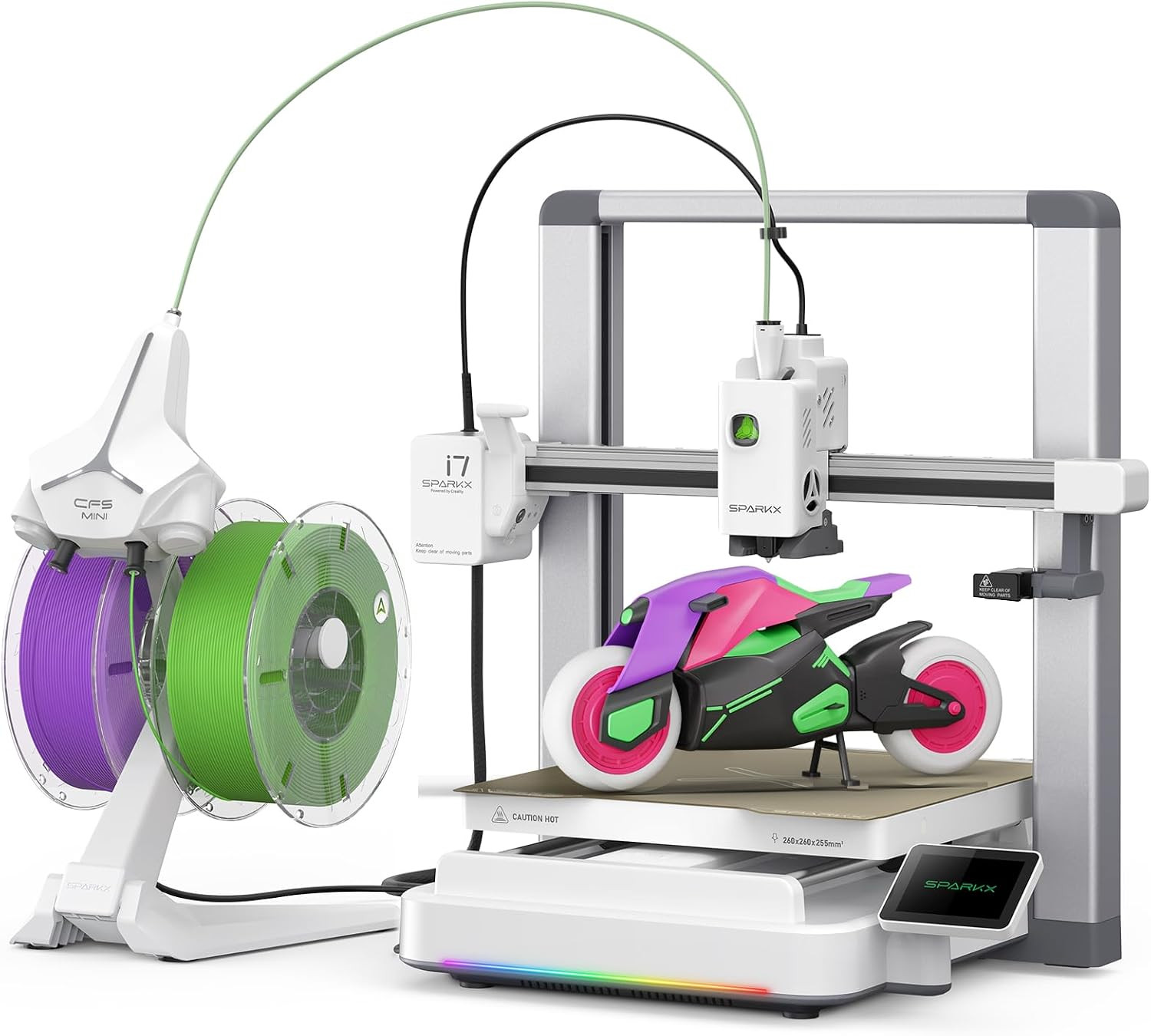 SPARKX I7 Autofill Combo 3D Printer with Automatic Filament Reload