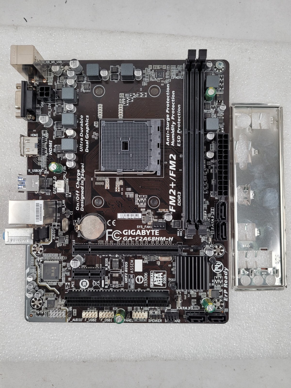 GIGABYTE GA-F2A68HM-H Micro ATX Motherboard With I/O Shield