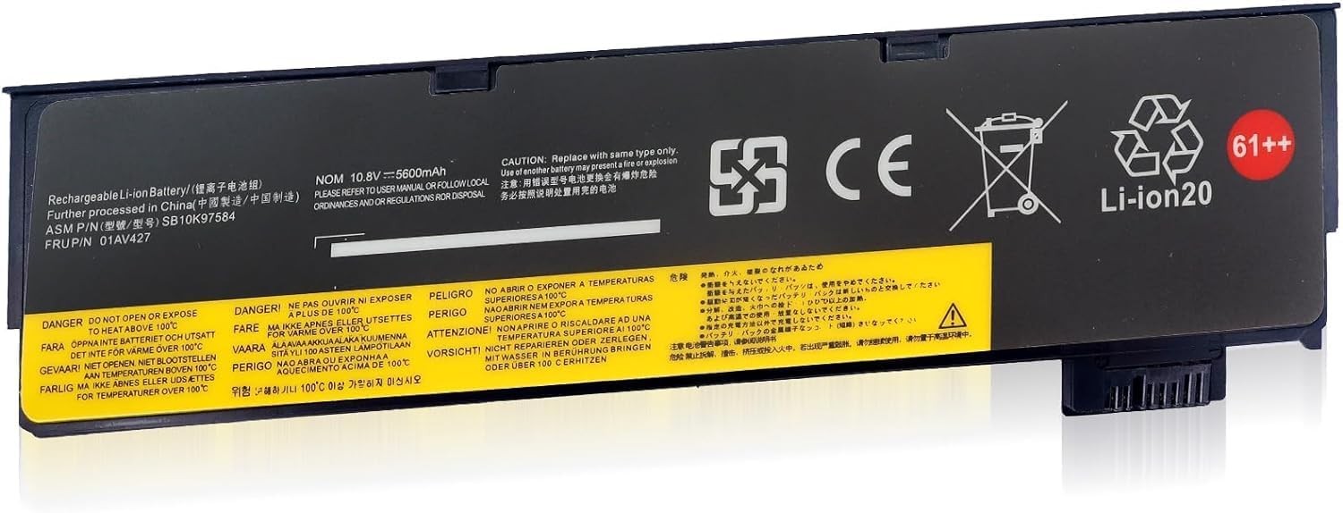 01AV427 SB10K97584 61 Laptop Battery Replacement for Lenovo ThinkPad T470 P51S