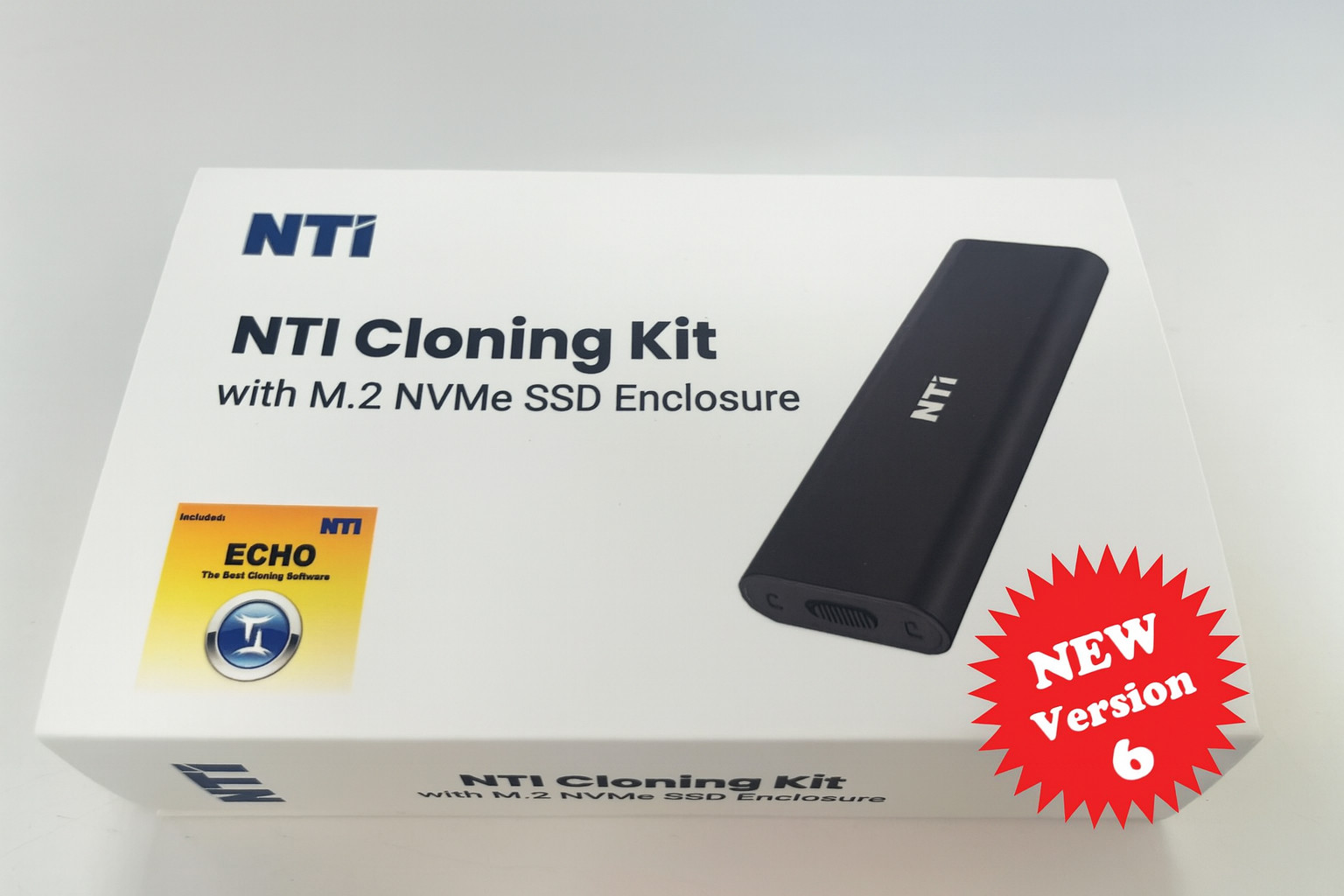 NTI Cloning Kit | M.2 NVMe SSD Enclosure Case Included | Software Download