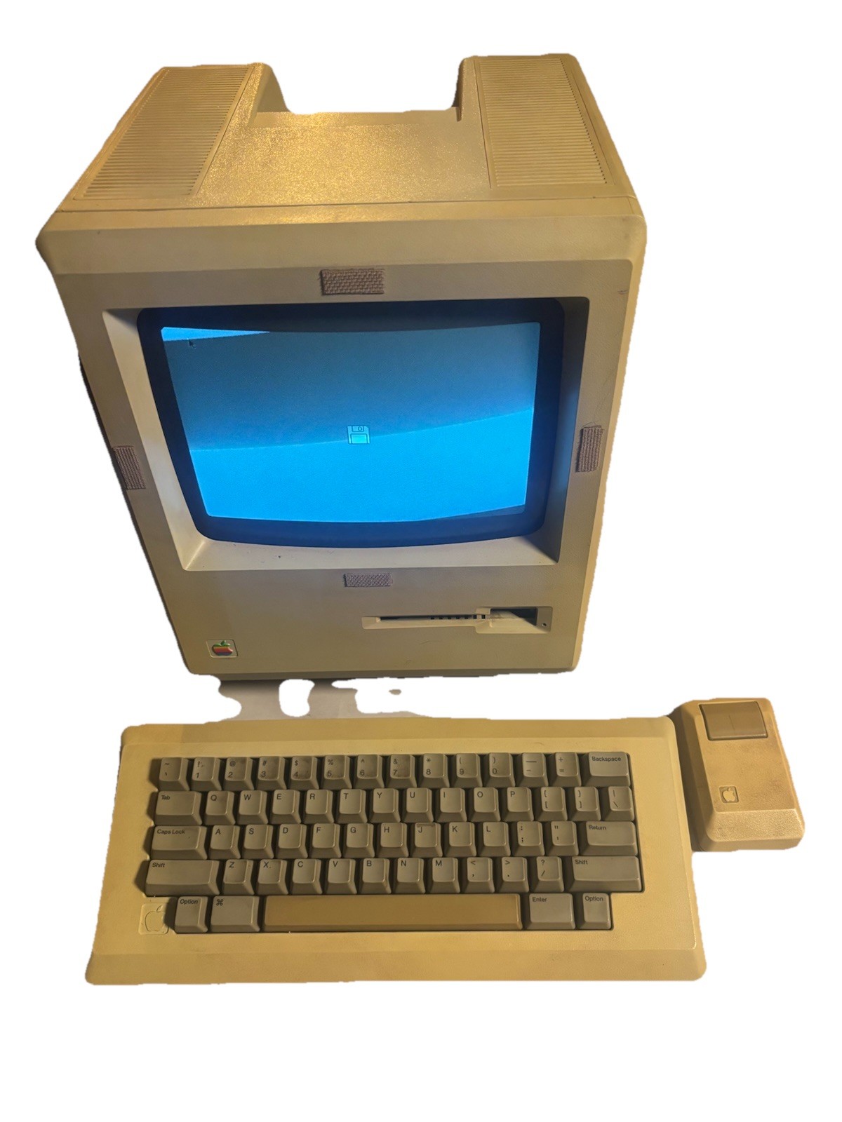 The First 1984 APPLE MACINTOSH 128K Model M0001 Set with Travel Bag VTG ORIGINAL