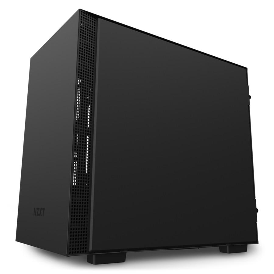 NZXT H210 Matte Black Computer Case Mid Tower Mini ITX USB 3.1 CA-H210B-B1