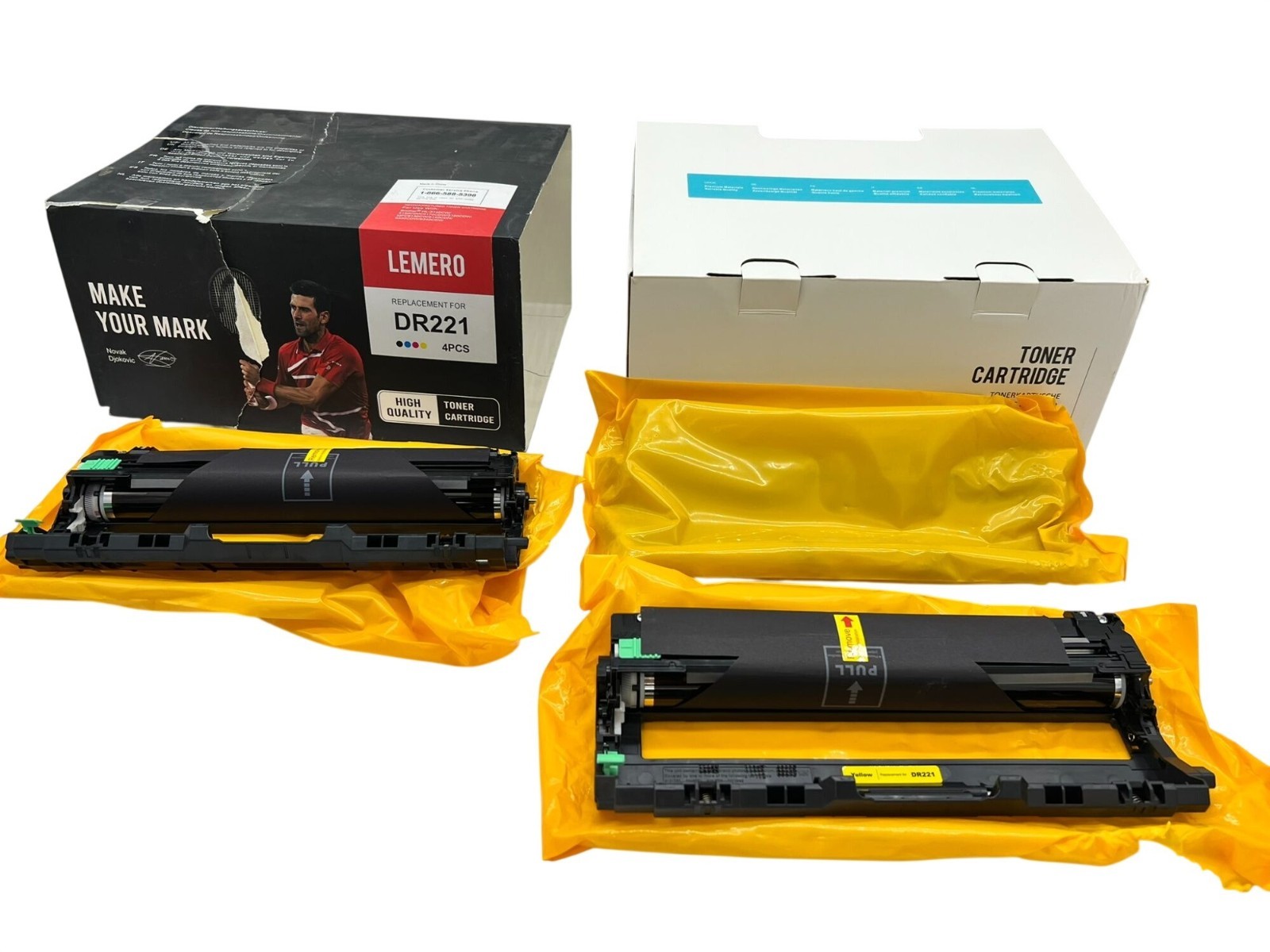 Lemero Replacement Toner Cartridge For DR221 Printers 3 Colors