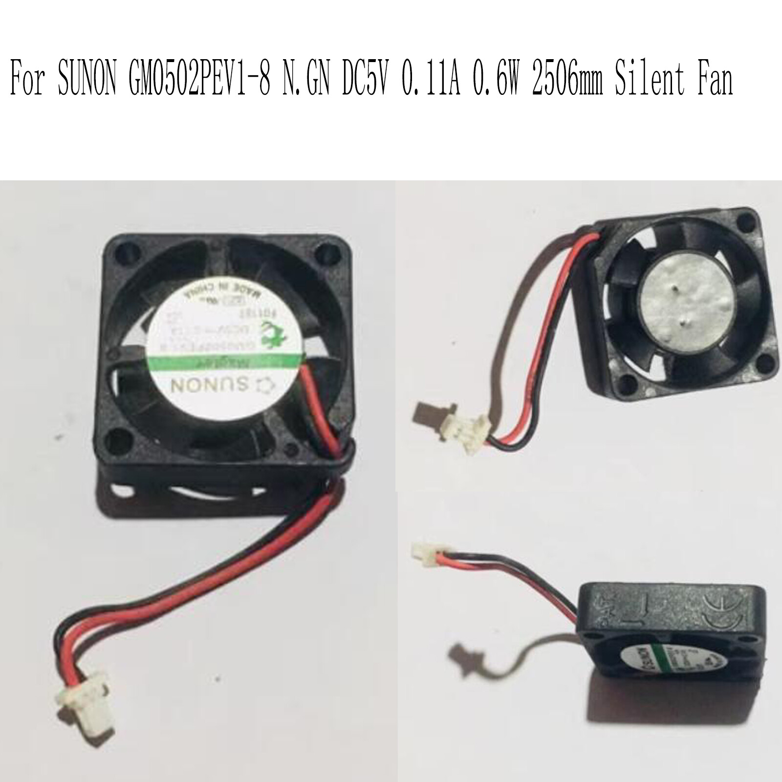 For SUNON GM0502PEV1-8 N.GN DC5V 0.11A 0.6W 2506mm Mute Fan Cooking Fan