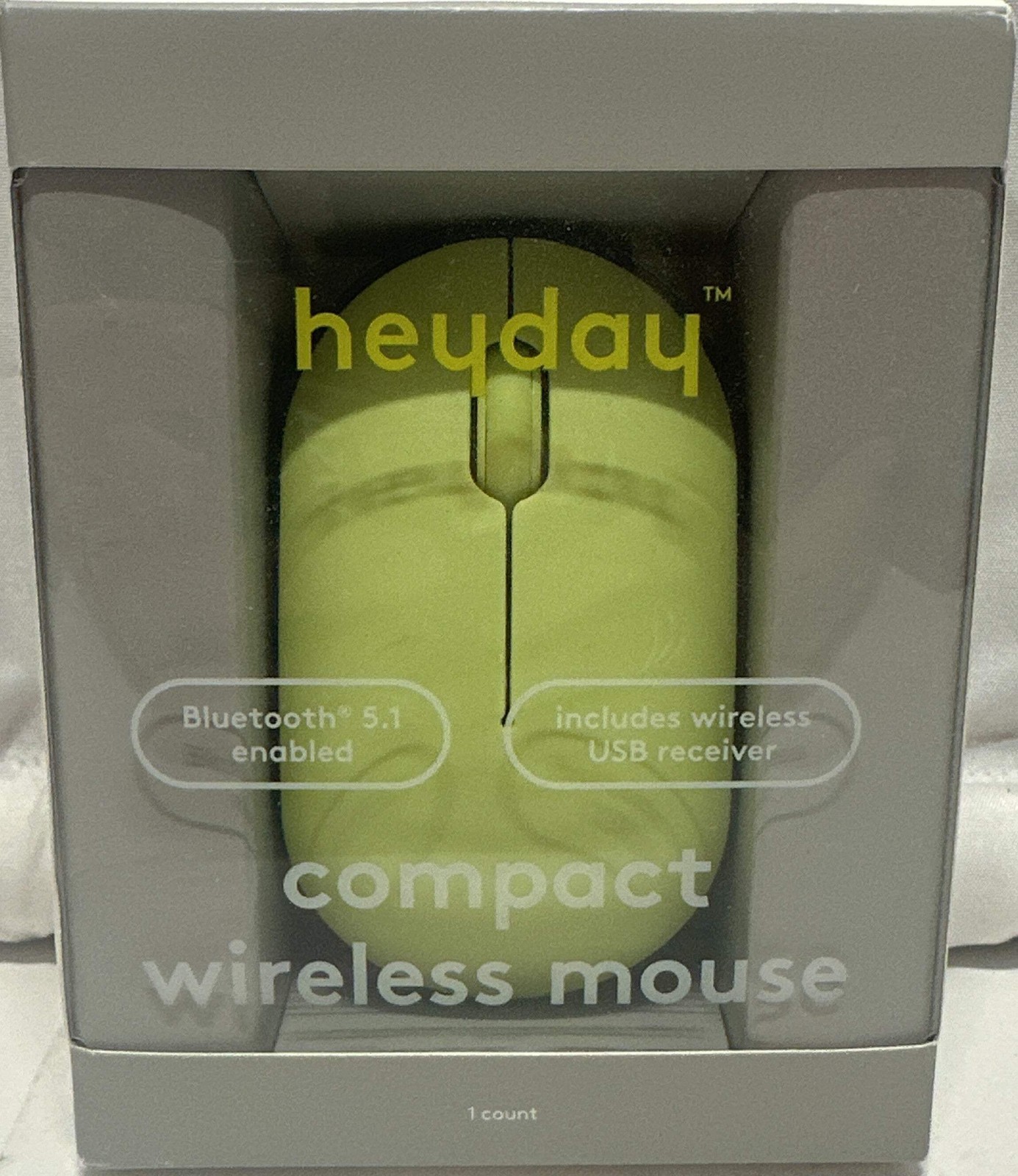 Heyday Compact Wireless Mouse Bluetooth enabled - Pastel Lime