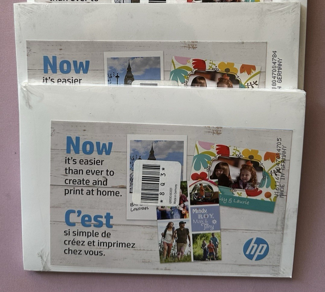 HP Advanced 5X7 Photo Paper 2 Packs Of 25 Ct. EA Total Of 50 Sheets