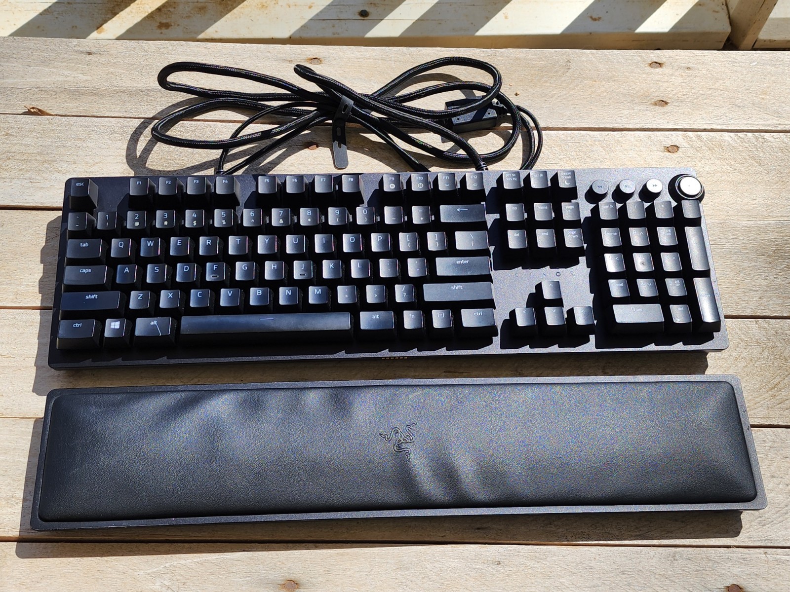Razer Huntsman Elite Keyboard RZ03-0187 #MP0720 With Wrist Rest TESTED 