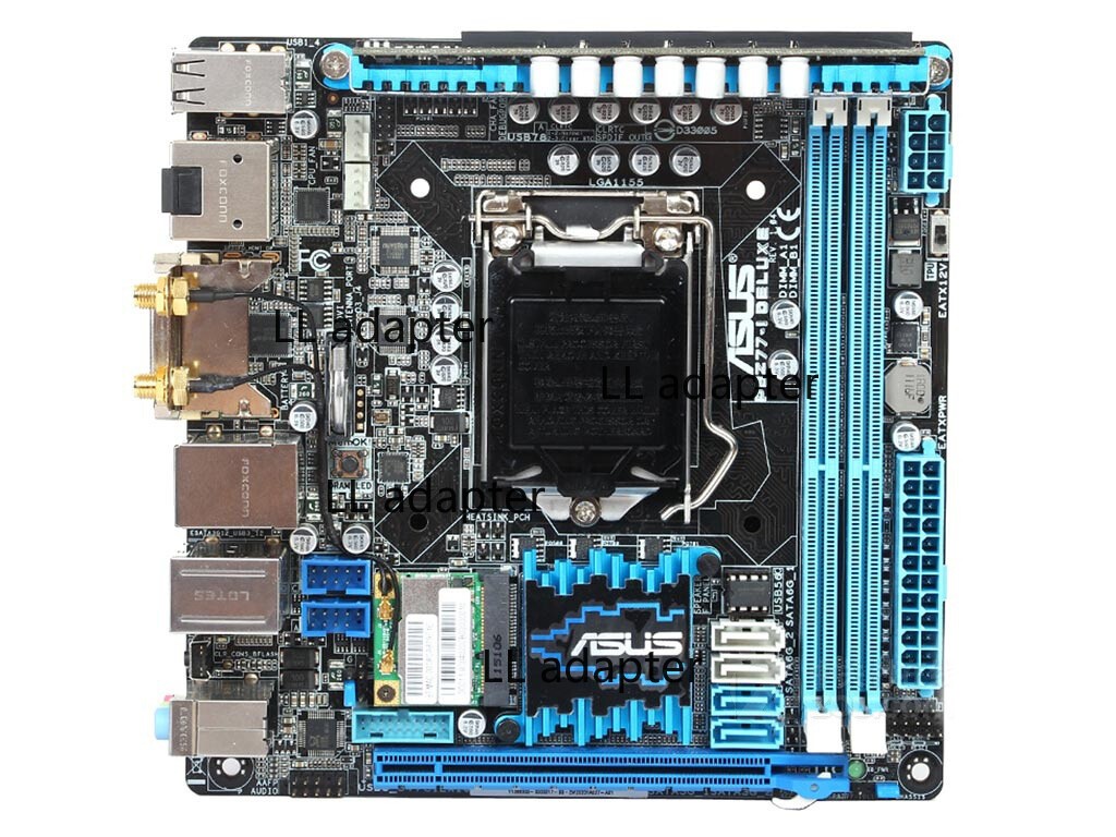 For ASUS P8Z77-I DELUXE motherboard LGA1155 DDR3 16G HDMI+DP+DVI M-ITX Tested