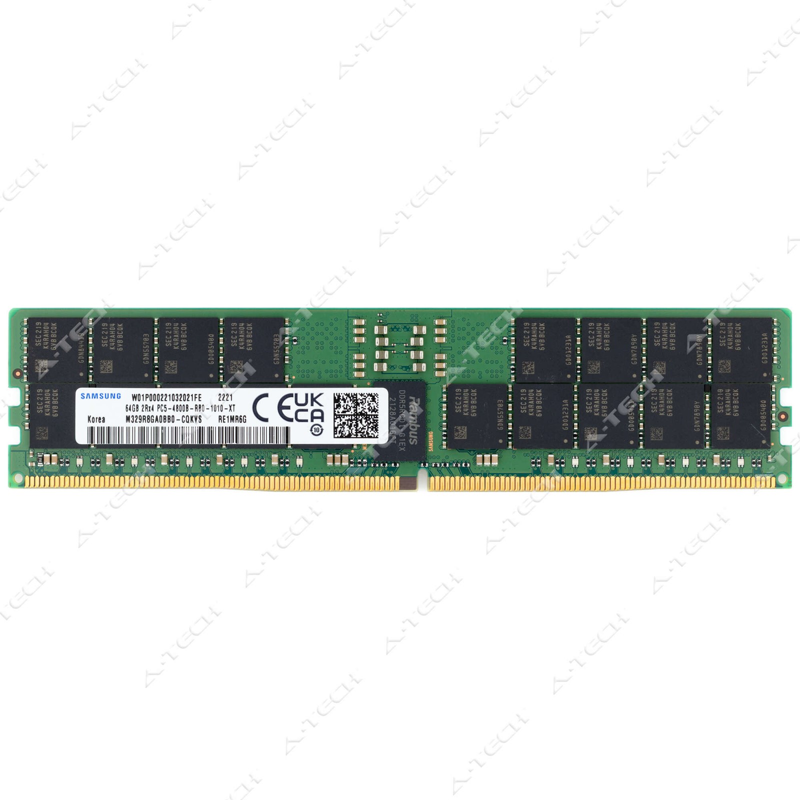 Samsung 64GB DDR5 4800MHz PC5-38400 EC4 RDIMM Server Memory RAM M329R8GA0BB0-CQK
