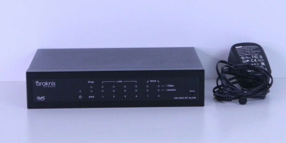 AN-300-RT-4L2W Dual WAN Gigabit VPN Router Firewall for Control4 By Araknis