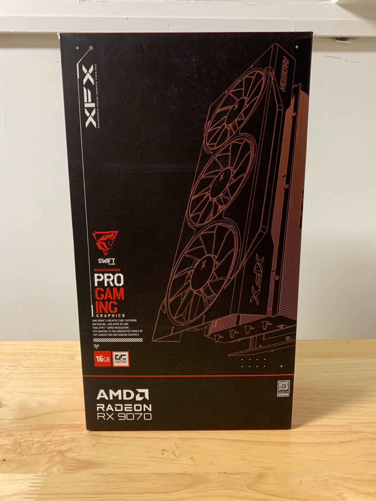 XFX Swift AMD Radeon RX 9070 OC Gaming Edition 16GB GDDR6