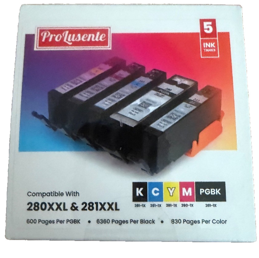 Cannon Pixma 10 New Ink Cartridges Compatible List In Photos (080)