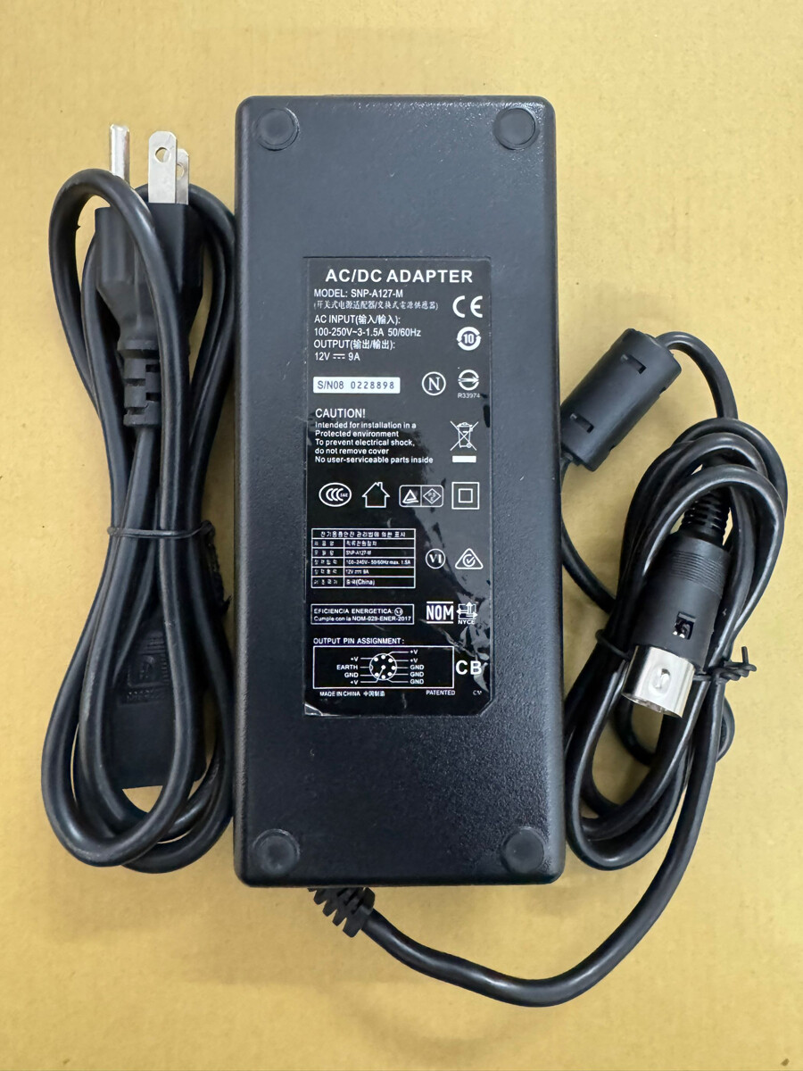 Adapter for 8PIN Skynet SNP-A127-M Power Supply for BARCO Monitors