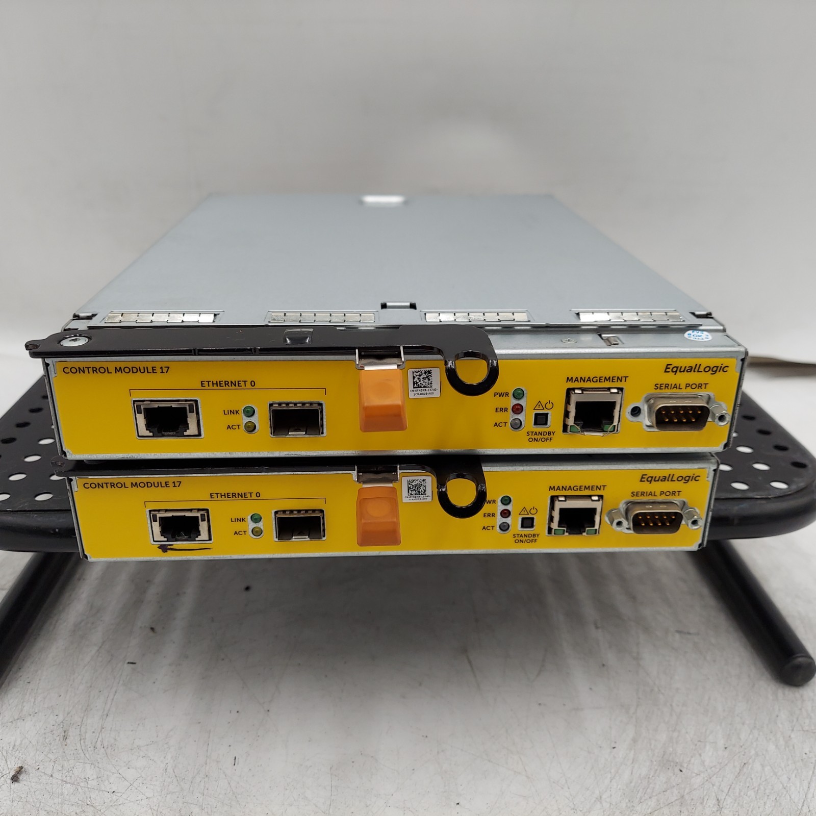 LOT OF 2 Dell Equallogic E09M Control Module 17 E09M002