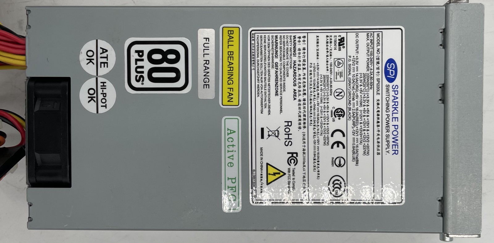 SPI SPI220LE 220W Switching Power Supply- 9PA2201104
