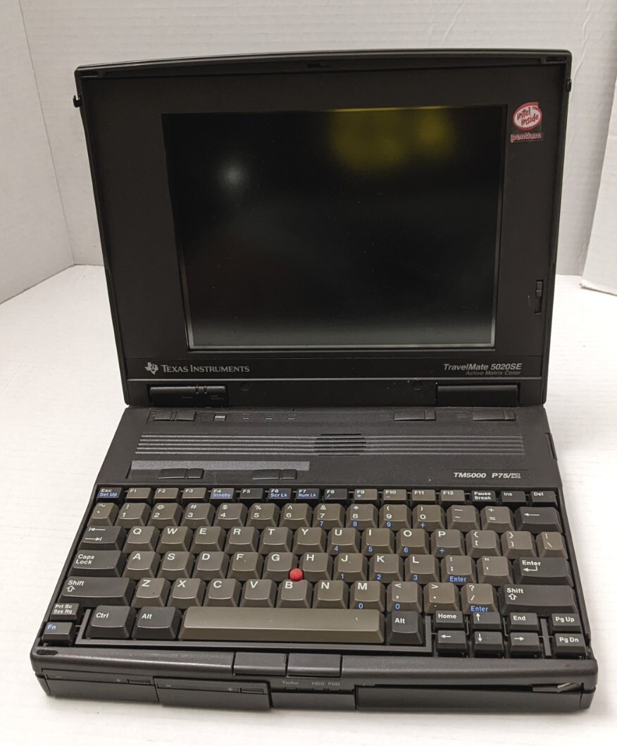 Vintage Texas Instruments TravelMate 5020SE PARTS ONLY 