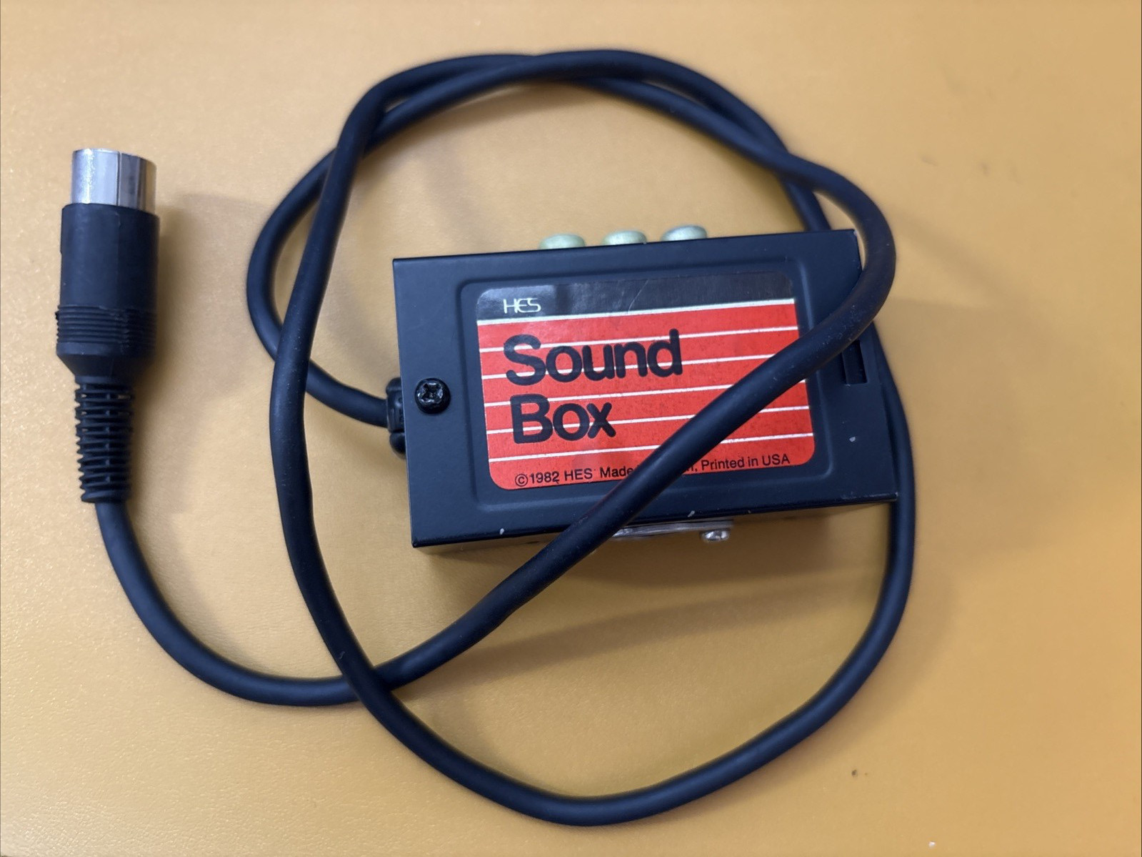 RARE Commodore 128D / Vic-20 HES SoundBox w/Cable & Audio / Video Connections