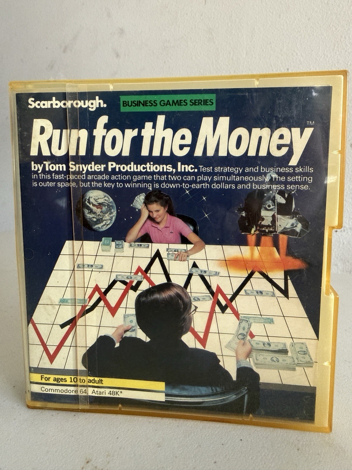 Scarborough Run for the Money Commodore 64 Atari 400/800 Business Game Series