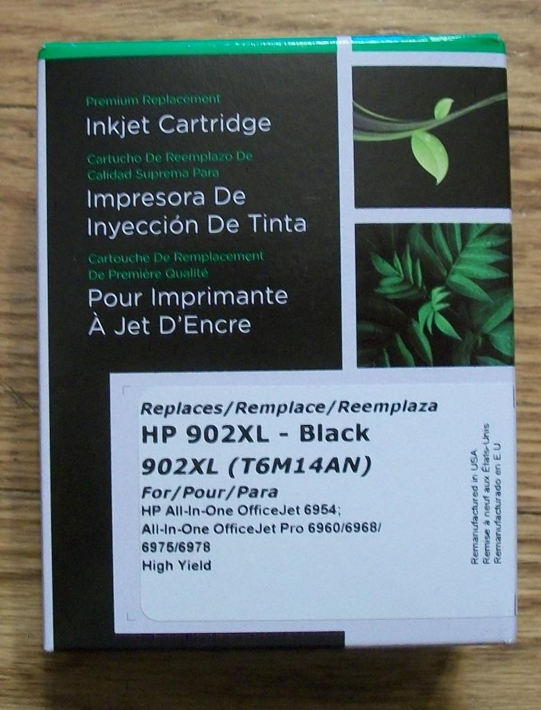 NEW / SEALED Clover Inkjet Cartridge Replaces 902XL (T6M14AN) BLACK